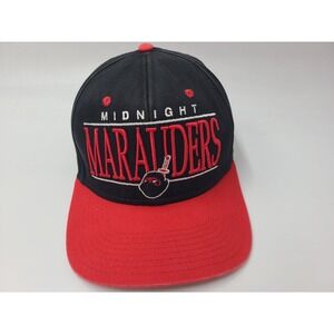 Midnight Marauders Rock Smith Snapback Hat Cap Skate Skateboard Men Black Red